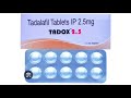 TADOX 2.5 Tablets Tadalafil Tablets IP 2.5mg