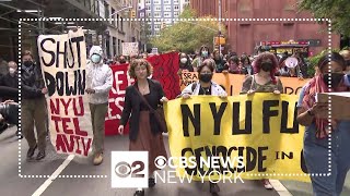 NYU students participate in national walkout in support of Palestinians