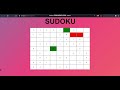 Sudoku Game | Workshop By Masai School  | Html, Css, Javascript
