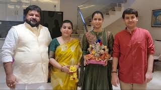 Naina Jaiswal and Agastya Jaiswal Ganpati Visarjan 2022 With Family