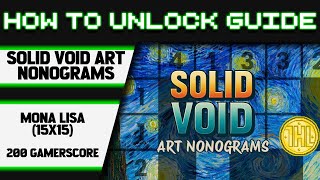 Solid Void Art Nonograms - Mona Lisa (15x15) Achievement Guide