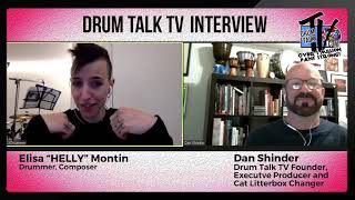 Most Watched Drum Talk TV Interview Series Elisa HELLY Montin from February 17, 2021