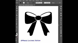 Adobe Illustrator Tutorials How to design a vector Bow Icon