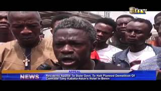 Residents appeal to State Govt. to halt planned demolition of Tony Kabaka's hotel in Benin