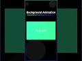 CSS Animated Background Effects | Html CSS Animation | #html #css #javascript #coding #shorts