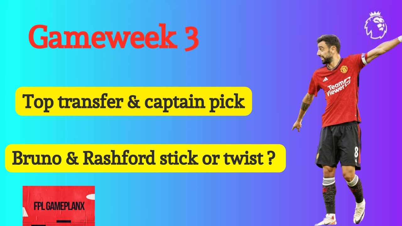 FPL Gameweek 3 Preview | Top Transfer Targets & Captain Pick | Fantasy ...