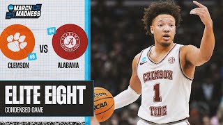 Alabama vs. Clemson - Elite Eight NCAA tournament extended highlights