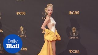 Anya Taylor Joy brings high fashion to the 2021 Emmys red carpet