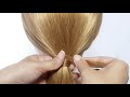 🔥 how to hide hair elastic 1 minute hair hack