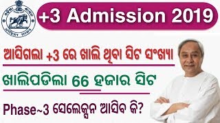 +3 ପିଲାଙ୍କ ପାଇଁ ଖୁସି ଖବର!!ଖାଲି ପଡିଲା 66 ହଜାର ସିଟ!!{+3 admission in 2019}