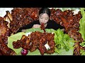 Spicy Pork Meat With Rice | Mukbang|