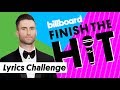 Maroon 5 Lyrics Challenge | Finish the Hit | Billboard