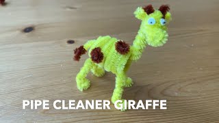 How to Make a Pipe Cleaner Giraffe