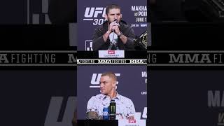 Islam Makhachev, Dustin Poirier trade barbs at #UFC302 presser 😳
