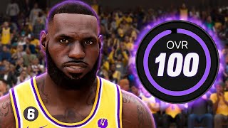 38 Year Old LEBRON JAMES is the HIGHEST Rated Player in NBA 2K23!