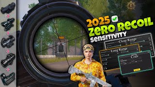 World Best Sensitivity Settings 🔥 For All Mobile Non Gyro And Gyroscope ✅ | PUBGM/BGMI | 2025