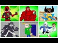 Best Of Ben 10 Deadpool, Wolverine, Red Hulk, Baldi's Basic, Miss Circle Fanmade Transformation