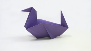 How to Make a Paper Duck - Origami Duck folding