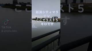 10月9日は新潟シティマラソン。練習も追込です。