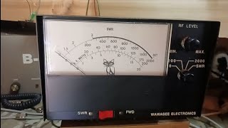 VINTAGE Wawasee Black Cat 2000 Watt Meter-@@!!!!!!