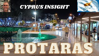 Exploring Protaras Strip Cyprus at Night - A Walk to Remember