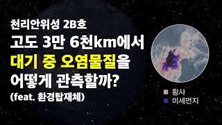 [KARI] 우주에서 미세먼지 등 대기 오염물질을 관측하는 방법은? (feat.천리안위성 2B호 환경탑재체)