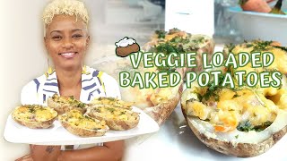 Veggie Loaded Baked Potatoes | Food Designer Arlene