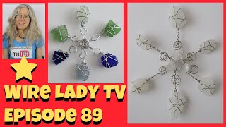 DIY Sea Glass Snowflake Tutorial