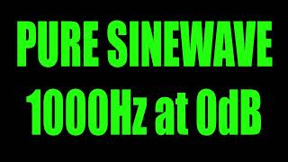 1000Hz 1000hz 1KHz 1kiloHertz Pure Sine Wave | TEST TONE | Healing |