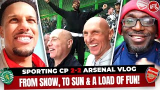 From Snow, To Sun & A Load Of F****** Fun! | Sporting CP vs Arsenal | Europa League Vlog