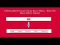 CSS Beautiful & Creative Menu Hover Effects Html CSS Hover Effects Tutorial
