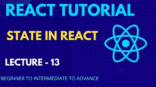 React JS tutorial - 13 | State in React - Declarative vs Imperative programming | react js course