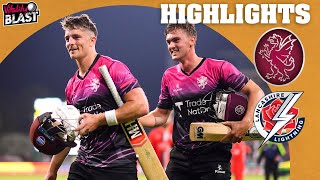 Abell Takes Somerset to Finals Day! | Somerset v Lancashire - Highlights | Vitality Blast 2021
