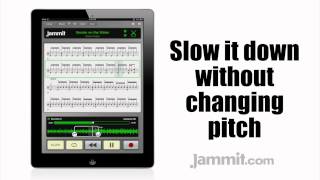 Jammit ipad iphone app Deep Purple Video Smoke on the Water "learn to play drums"