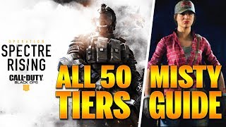 All 50 Tiers of Operation Spectre Rising + How to Unlock Misty in Blackout!