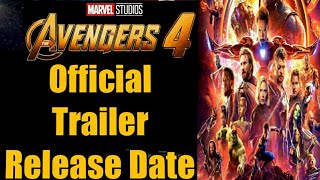 Avengers 4 official teaser trailer release date? | Marvel studios Avengers 4 | Explained in hindi