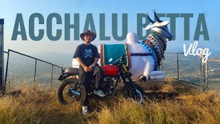 Achalu betta Kanakapura | Extreme off road experience with my keeway SR 125 #achalubetta