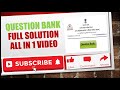 Solution of English question bank with question paper pattern/ Class12-Q.1A,B All Extracts & grammar