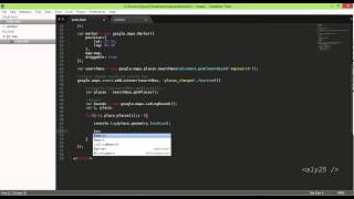 javascript google maps api - dynamic search place input box, draggable marker, bounds