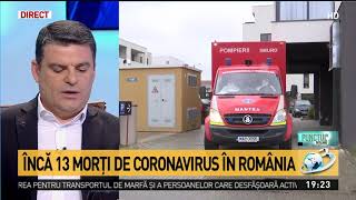 Radu Tudor: E seara cea mai tristă de când a debutat pandemia de coronavirus