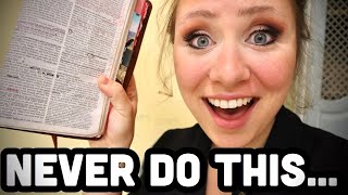 BIBLE STUDY TIPS: how to read the bible for beginners