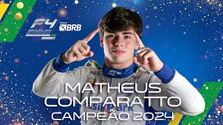 FIA F4 BRASIL 2024 | É CAMPEÃO! MATHEUS COMPARATO LEVA O TÍTULO DE 2024