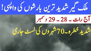 next 03 days weather update | mosam ka Hal | fog update | Pak weather live | weather radar