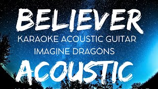 Imagine Dragons - Believer (Karaoke Acoustic Guitar KAG)#karaoke #lyrics #songslyrics