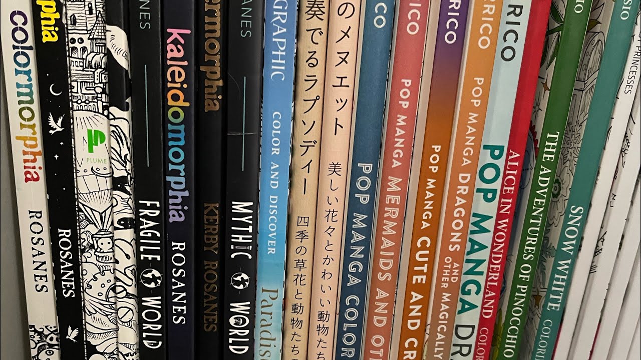 Coloring Book Haul 2023 Youtube