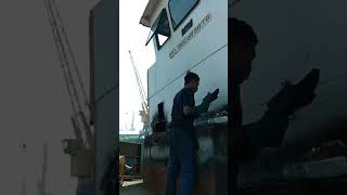 pengelasan kapal di DOK KODJA BAHARI Tj PRIOK jadi saksi #welding #kapalpelni #bumnuntukindonesia