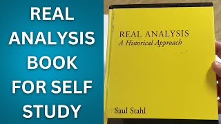 Real Analysis Book for Self Study