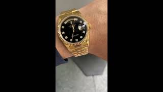 第140集 淺談舊勞舊刁系列第十集/Rolex Day Date 18238 激罕onyx黑瑪瑙大石面/勞力士沒有專家，特別面必須上行驗證