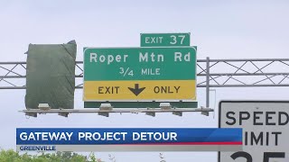 Expect a detour on I-85 South Wednesday night at I-385