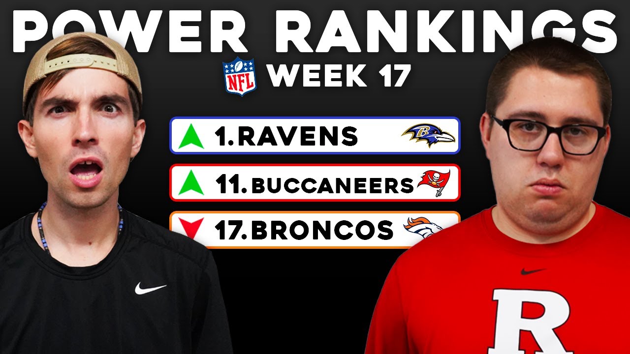 NFL Week 17 Power Rankings - YouTube